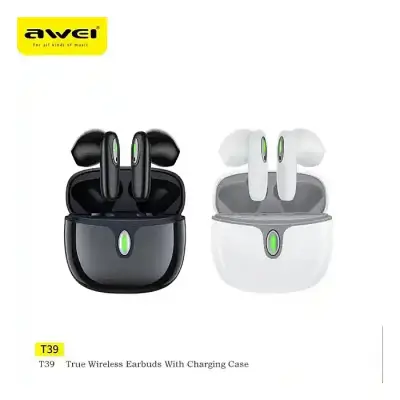 Awei T39 Tws Earphone wireless bluetooth headphones noise reduction earbuds